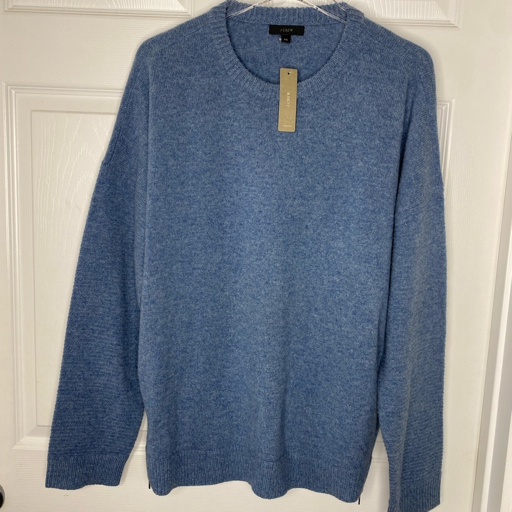 NWT J. Crew 100% Wool Side-Zip Sweater Sz XXL - Picture 12 of 12